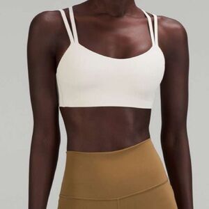 Lululemon Like a Cloud Ribbed Bra in Bone